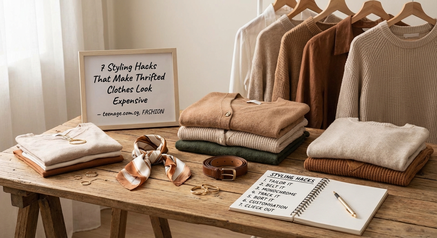 7 Styling Hacks That Make Thrifted Clothes Look Expensive - Illustration 1