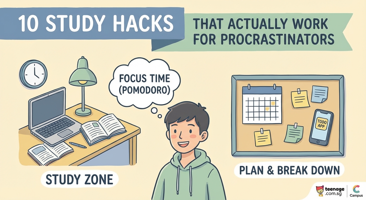 10 Study Hacks That Actually Work for Procrastinators - Illustration 2
