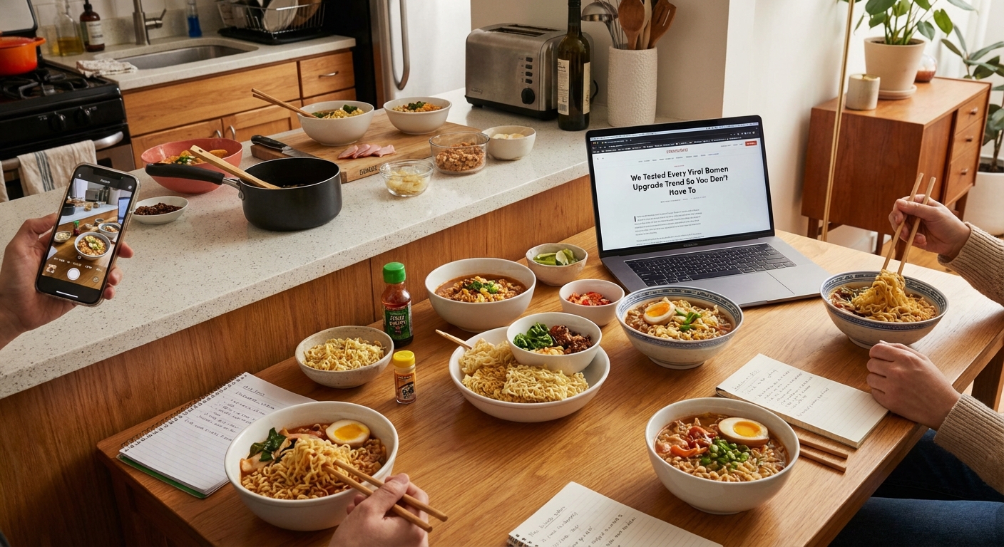 We Tested Every Viral Ramen Upgrade Trend So You Don't Have To - Illustration 1