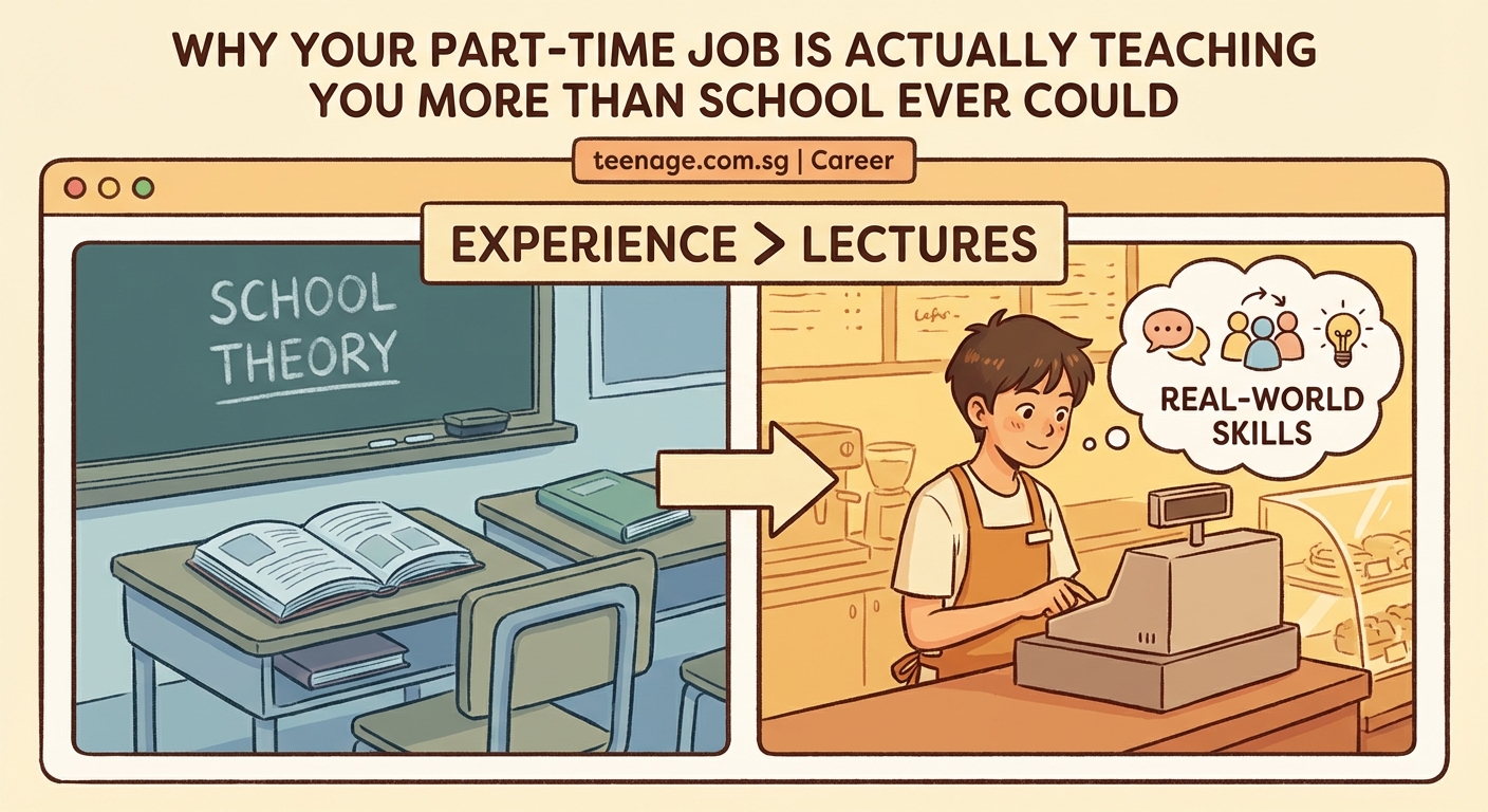 Why Your Part-Time Job Is Actually Teaching You More Than School Ever Could - Illustration 1
