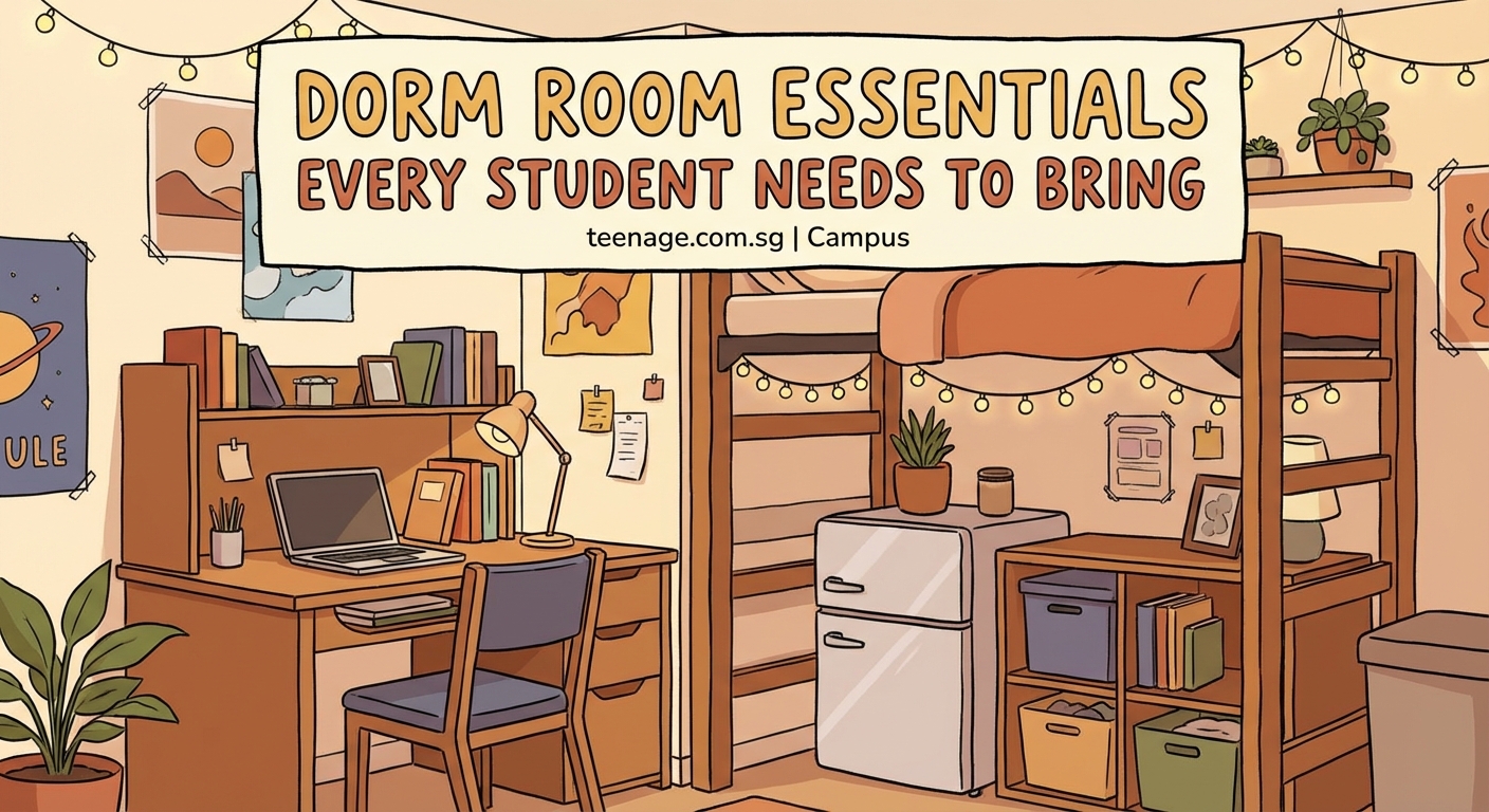 Dorm Room Essentials Every Student Needs to Bring - Illustration 1