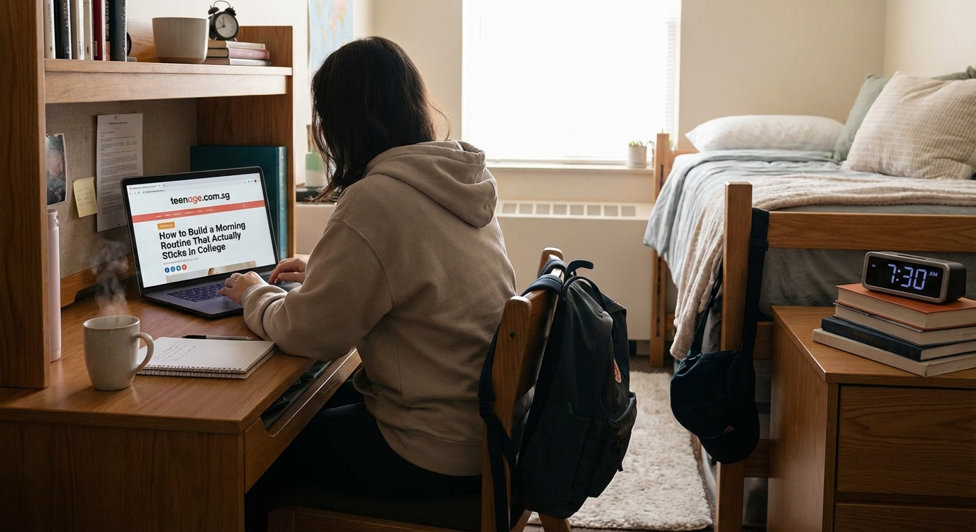 How to Build a Morning Routine That Actually Sticks in College - Illustration 3
