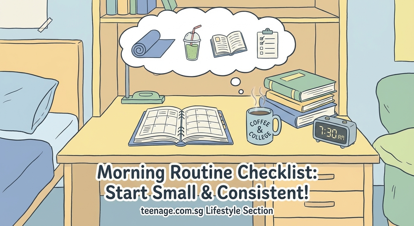 How to Build a Morning Routine That Actually Sticks in College - Illustration 2