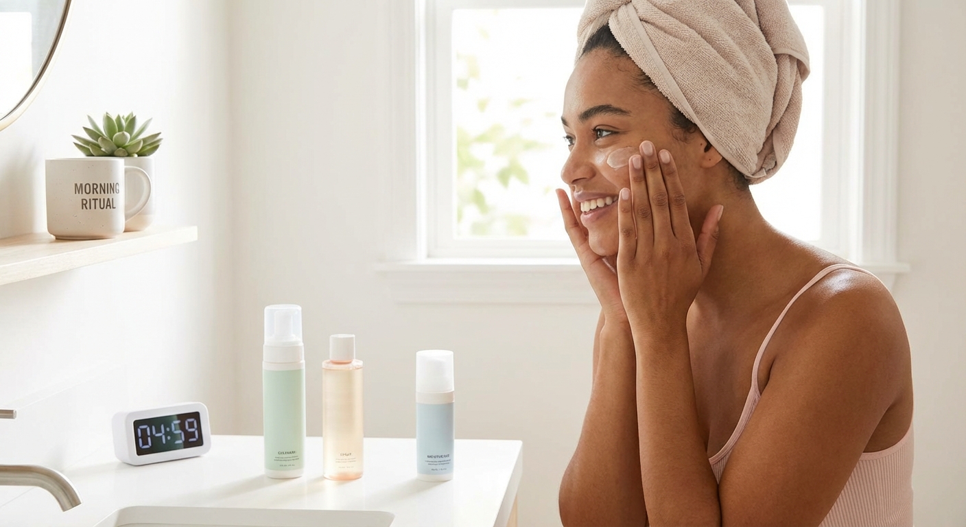 How to Build a Simple Morning Skincare Routine in Under 5 Minutes