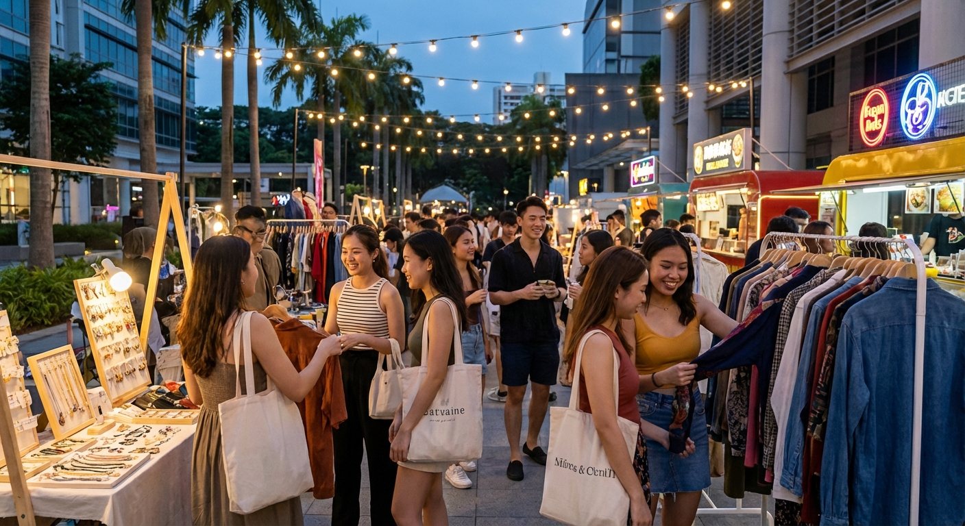 Singapore's Newest Night Market Just Launched and It's Perfect for Thrifting on a Budget