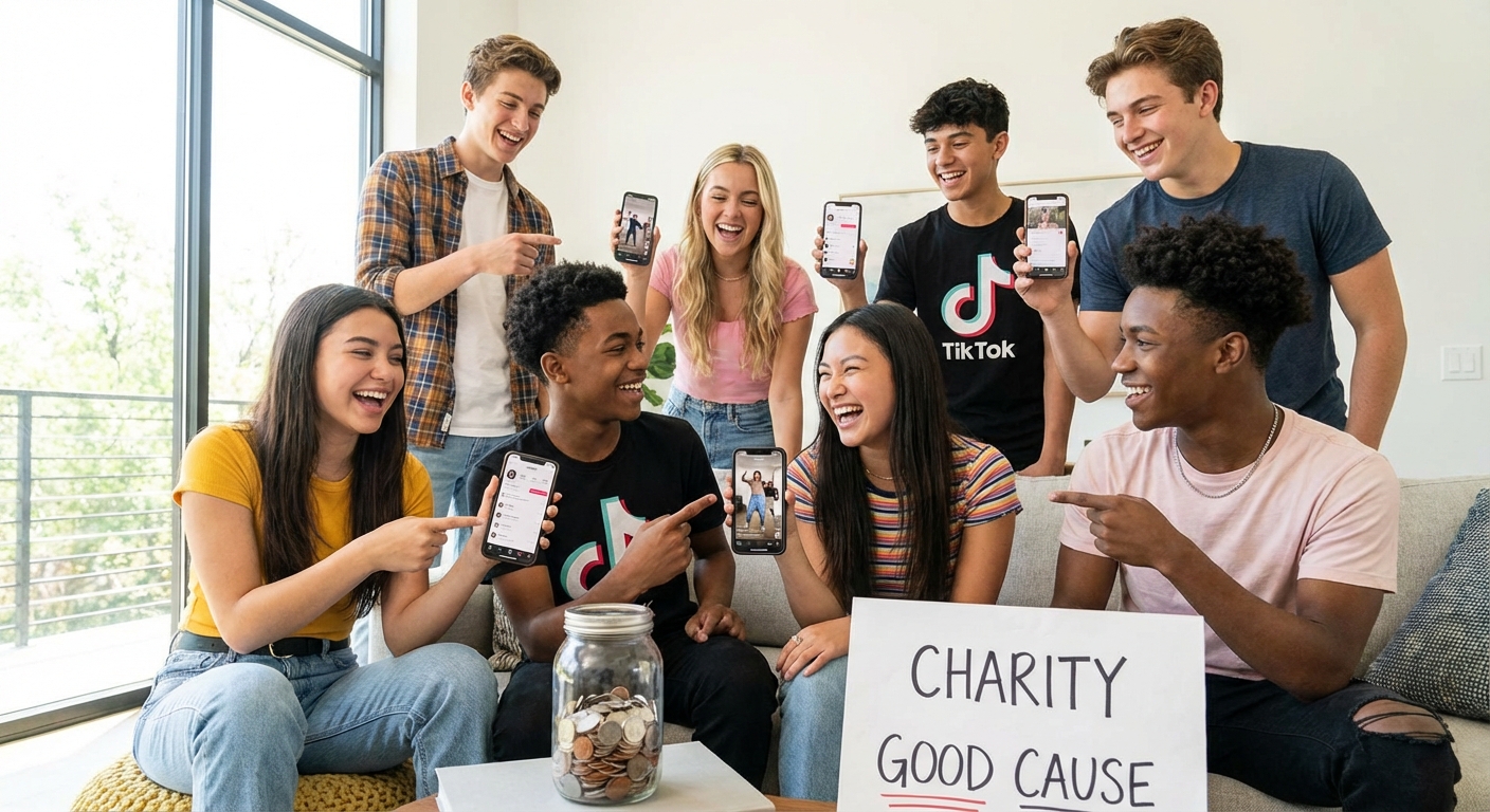 The Viral TikTok Challenge That's Actually Raising Money for a Good Cause